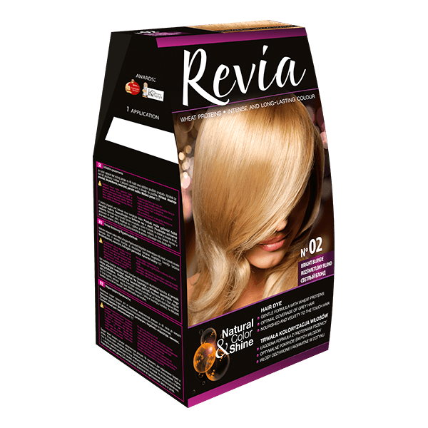 REVIA HAIR COLOR 02 BRIGHT BLONDE