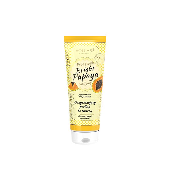 VOLLARE COSMETICS VEGEBAR BRIGHT PAPAYA PURIFYING FACE SCRUB
