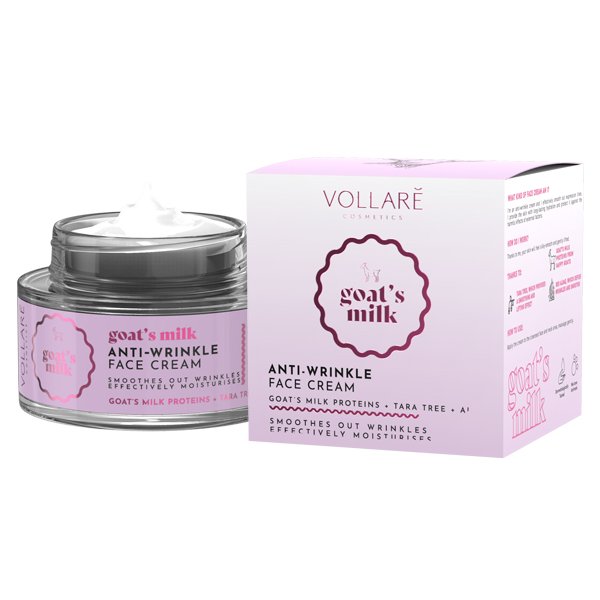 VOLLARE COSMETICS GOAT'S MILK ANTI-WRINKLE FACE CREAM