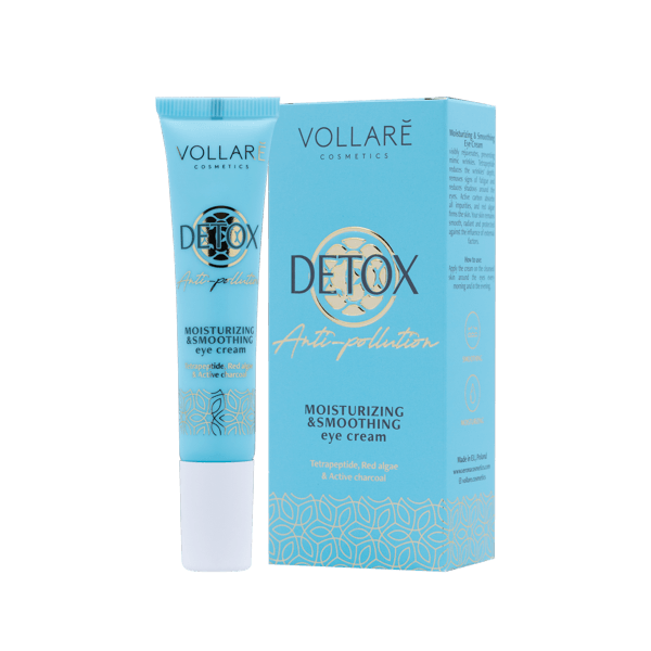 VOLLARE COSMETICS SMOOTHING EYE CREAM DETOX ANTI-POLLUTION