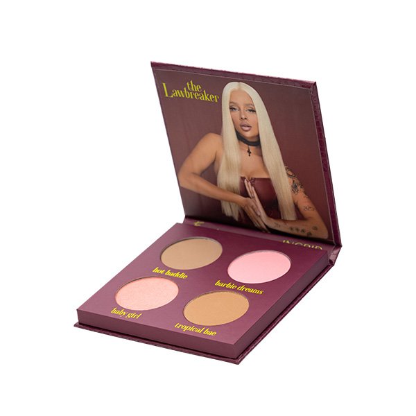 INGRID COSMETICS LAWBREAKER TOXIC FACE CONTOURING PALETTE