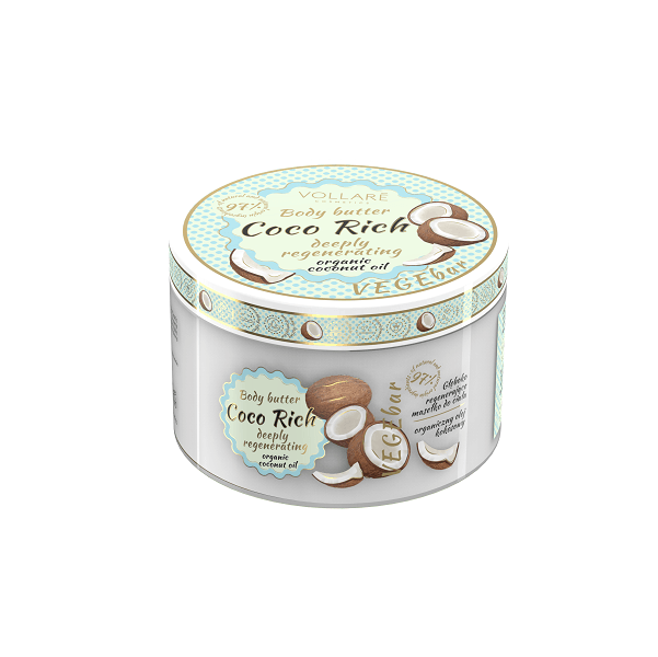 VOLLARE COSMETICS VEGEBAR COCO RICH REGENERATING BODY BUTTER
