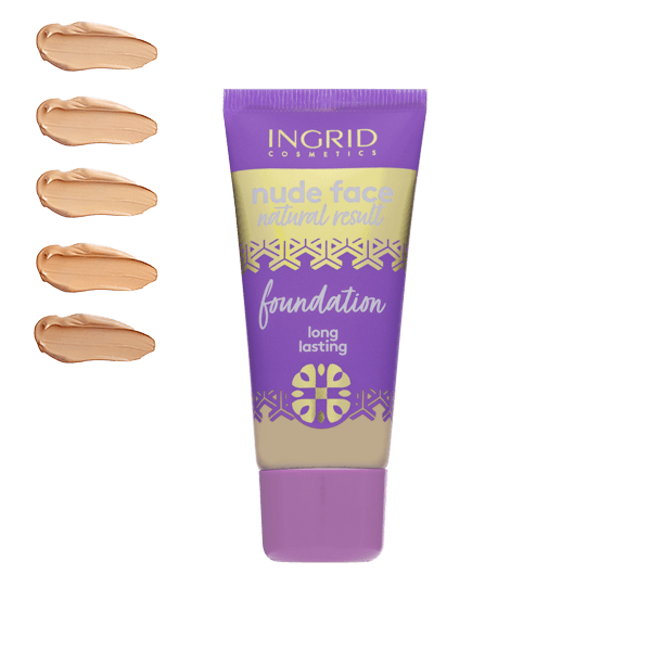 INGRID COSMETICS PODKŁAD KRYJĄCY NUDE FACE NATURAL RESULT FOUNDATION