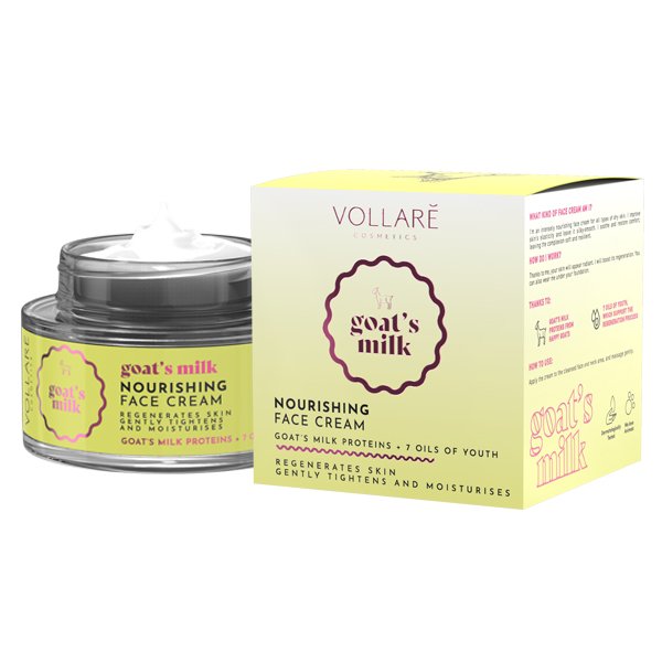 VOLLARE COSMETICS  GOAT'S MILK NOURISHING FACE CREAM