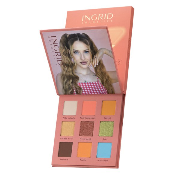 INGRID COSMETICS SUMMER EVENINGS EYESHADOW PALETTE