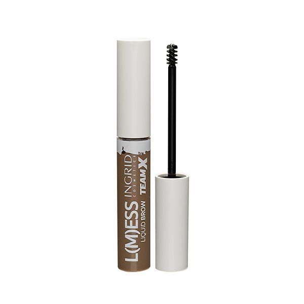 INGRID COSMETICS LESS MESS TEAM X LIGHT BROWN EYEBROW GEL