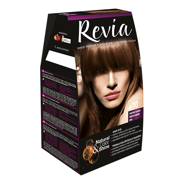 REVIA HAIR COLOR 10 HAZELNUT COLOUR