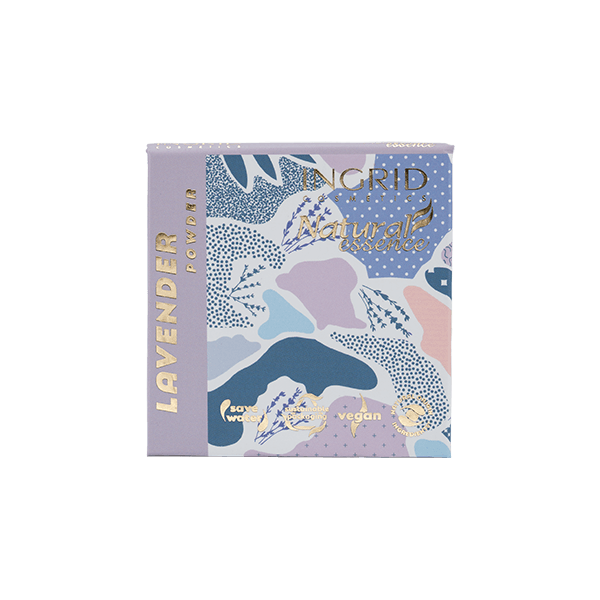 INGRID COSMETICS NATURAL ESSENCE MATTIFYING LAVENDER POWDER